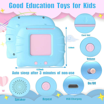 Talking Flash Cards Pocket Speech Toys - 336 Sight Words Montessori Audible Spee