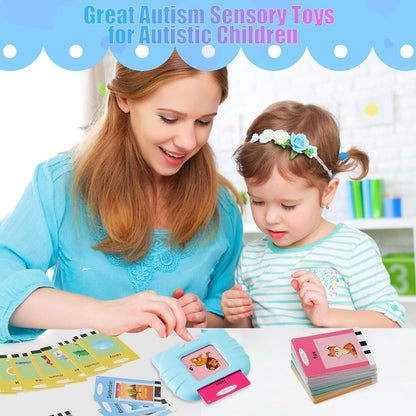 Talking Flash Cards Pocket Speech Toys - 336 Sight Words Montessori Audible Spee